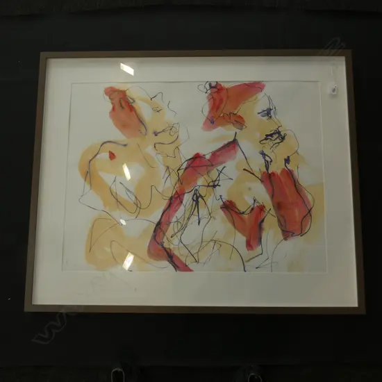 WATERCOLOUR - ABSTRACT PEOPLE 570 X 760MM