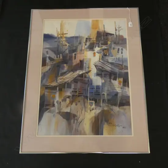 WATERCOLOUR - 'ELDORADO'  - SIGNED 740 X 520MM