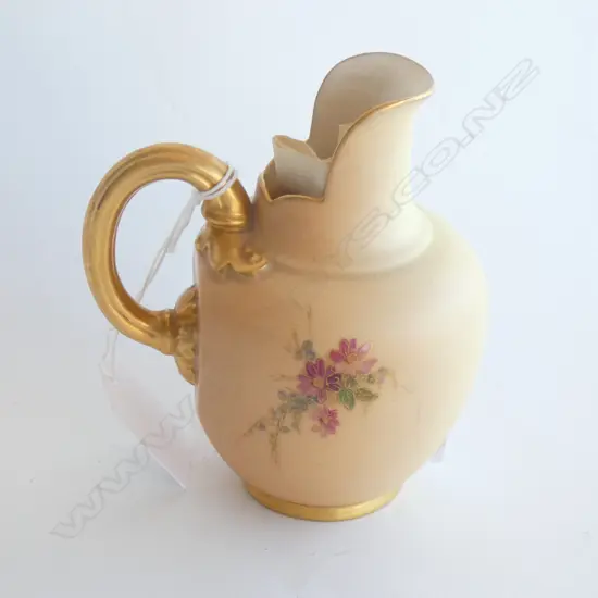 (17965)ROYAL WORCESTER PEACH GROUND JUG H.110MM