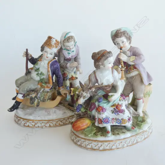 PR DRESDEN FIGURINES "THE FOREST CHILDREN" C1843 H. 170MM