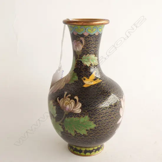 CLOISONNE VASE H. 165MM