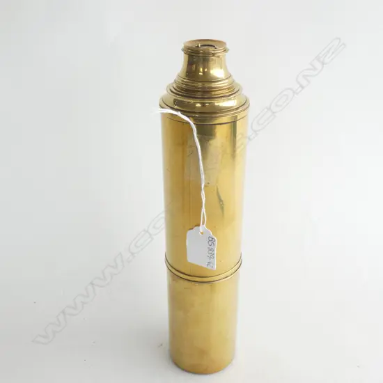 VICTORIAN BRASS 4 STAGE DAY / NIGHT TELESCOPE L 285MM (UNEXTENDED)