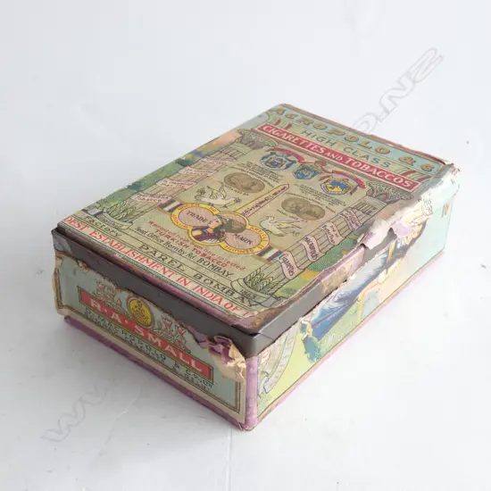 VINTAGE MACROPOLO & CO CIGARETTE BOX L 108MM