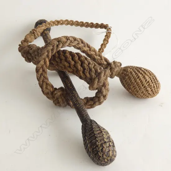 2 BOSUNS LEAD WEIGHTED KNOTTED COSH  1 L 600 &  1 260MM