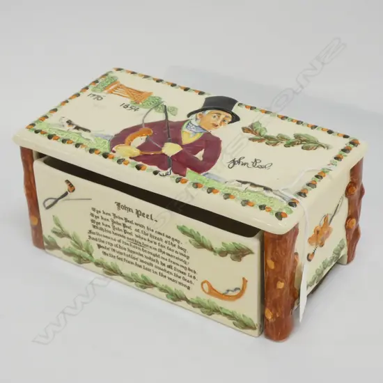 CROWN DEVON JOHN PEEL MUSIC BOX (NEEDS ATTENTION)