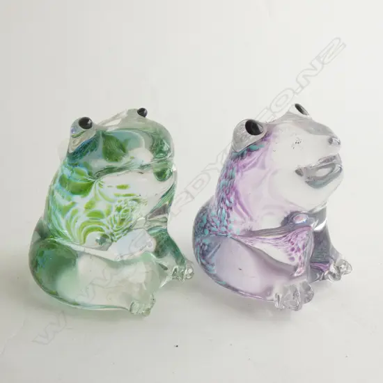 PR HAND MADE SUI KOUBO GLASS FROGS H. 75MM