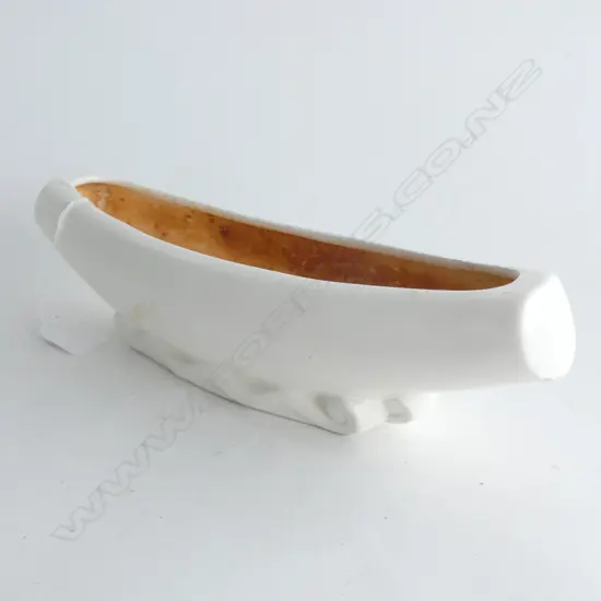 CROWN LYNN #108 TROUGH VASE L 275MM RUST STAINS INSIDE