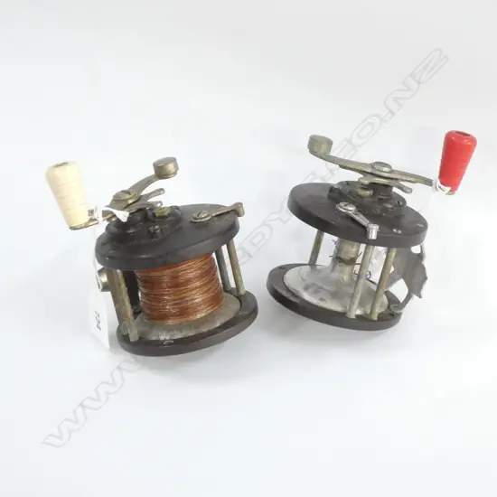 2 BAKELITE PENN No.85 SALTWATER FISHING REELS