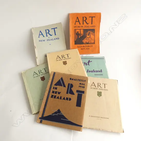 7 X ART IN NZ QUARTERLY BOOKS