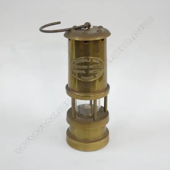 BRASS MINER'S LAMP