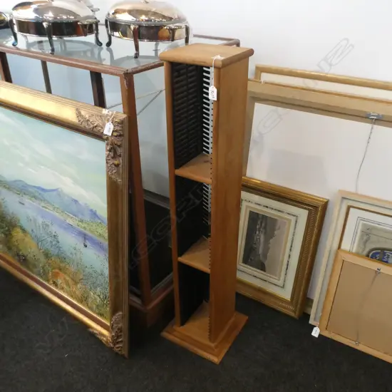 WOODEN TOWER CD STAND H.  1070MM Ex Sultan of Brunei 