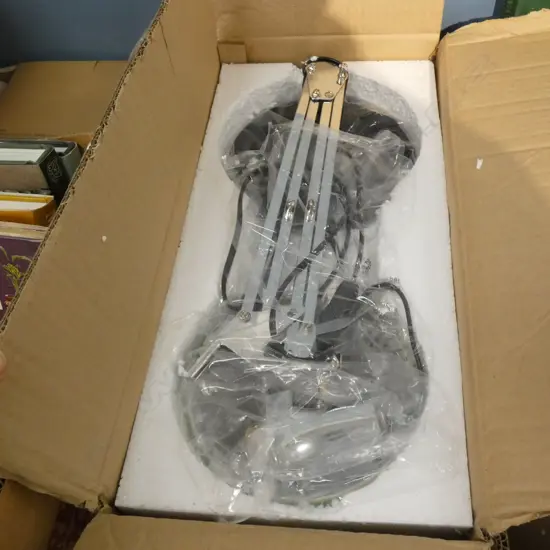 STONELEIGH & ROBERTSON MODERN 750MM ANGLEPOISE DESK LAMP W LIME GLASS SHADE - NEW IN BOX