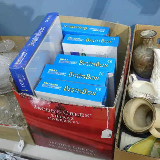 BOX ASST CHILDRENS 'BRAIN BOX' ELECTRONIC MODELS - ALL AS NEW & UNOPENED