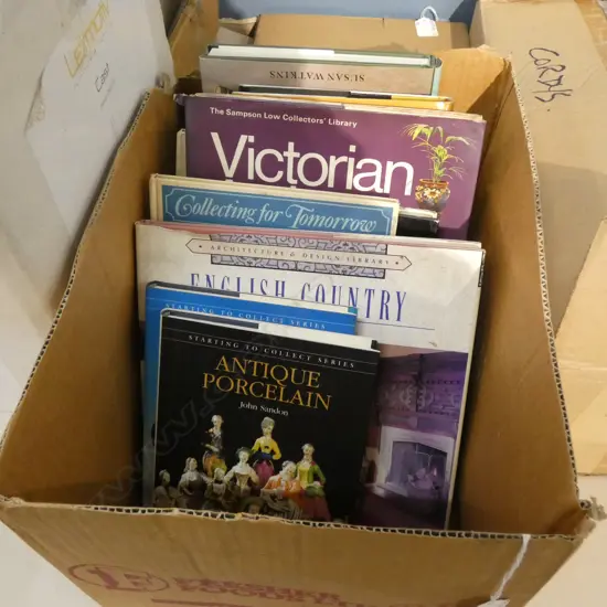 BOX LOT ASST COLLECTORS REFERENCE BOOKS 