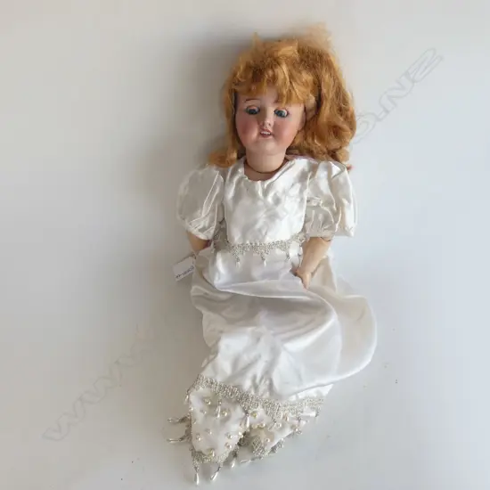 ANTIQUE SFBJ 60 PARIS BISQUE PORCELAIN DOLL