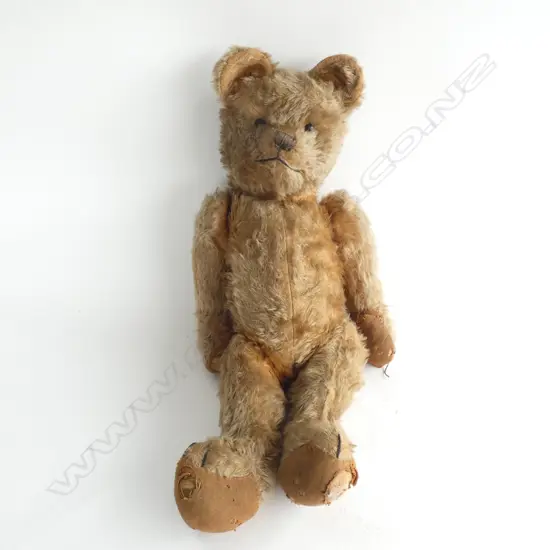 LG OLD TEDDY BEAR - SOME WEAR TO PAWS  H630MM