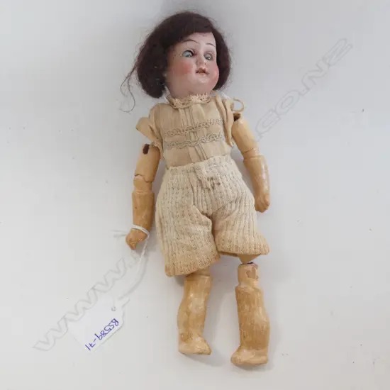 SCHOENAU HOFFMEISTER 1909 GERMAN BISQUE DOLL SLEEPING EYES a/f