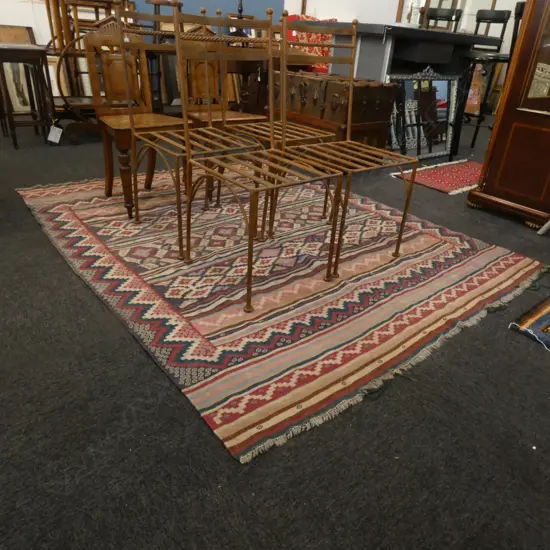 LARGE HAND WOVEN KELIM RUG 1700 x 2100mm