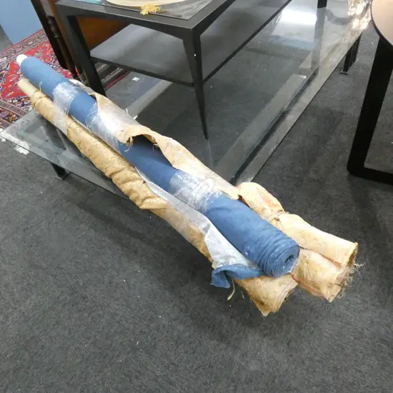 3 ROLLS OF VINTAGE FABRIC