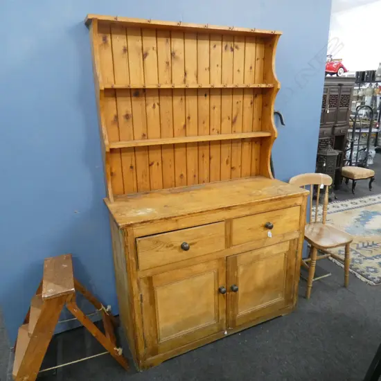 PINE KITCHEN DRESSER 1200 X 500 X 1870mm