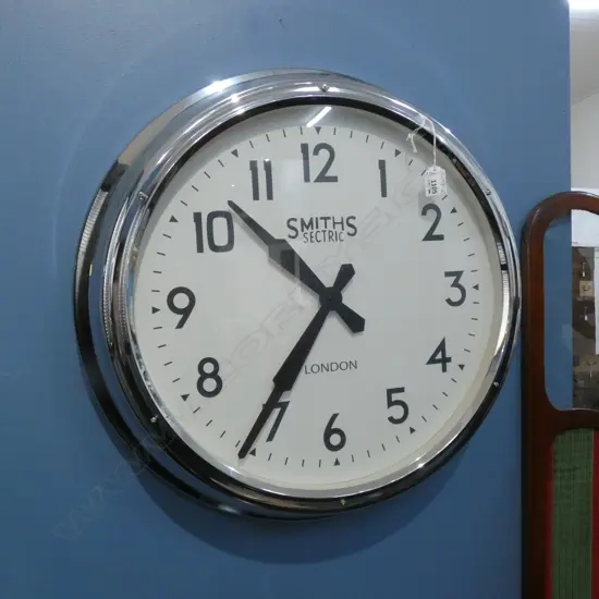 XLG SMITHS  SECTRIC WALL CLOCK - DIA 600MM IN ORIGINAL BOX
