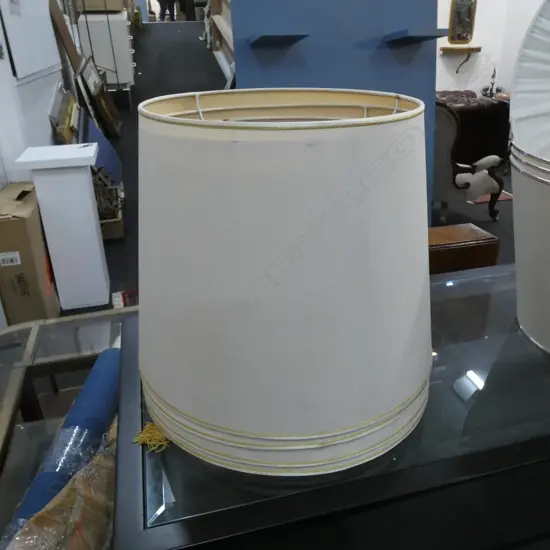 4 LG LAMP SHADES DIA 500MM  Ex Sultan of Brunei 
