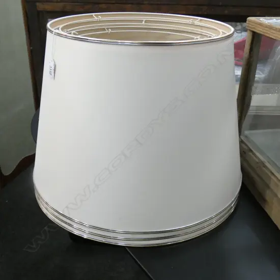 3 LG LAMP SHADES  DIA 500MM    Ex Sultan of Brunei 