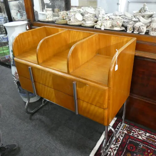 ART DECO CONSOLE FROM BROADCASTING HOUSE DURHAM LANE 965 x 450 x 870MM