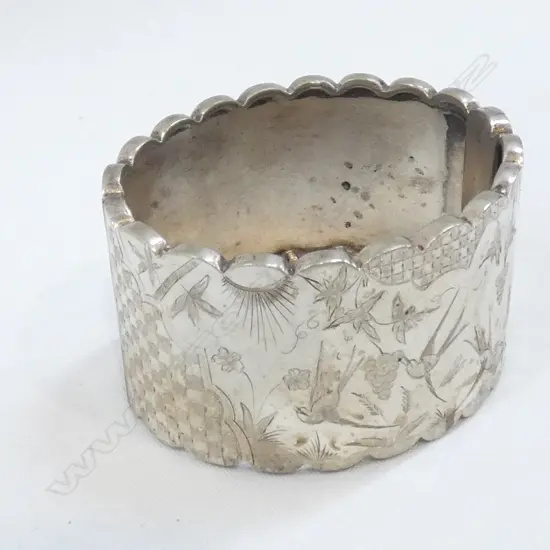 VICTORIAN SILVER CUFF BRACELET...
