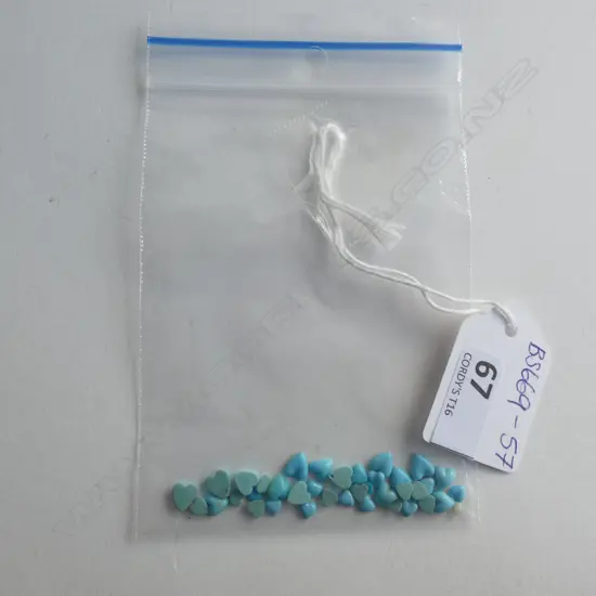 BAG HEART SHAPED TURQUOISE