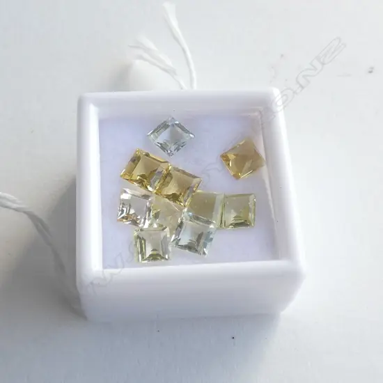 Citrine – 5 ct. - 10 stones square