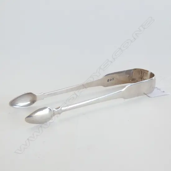 GEORGE III SILVER SUGAR TONGS LONDON 1805 44gm