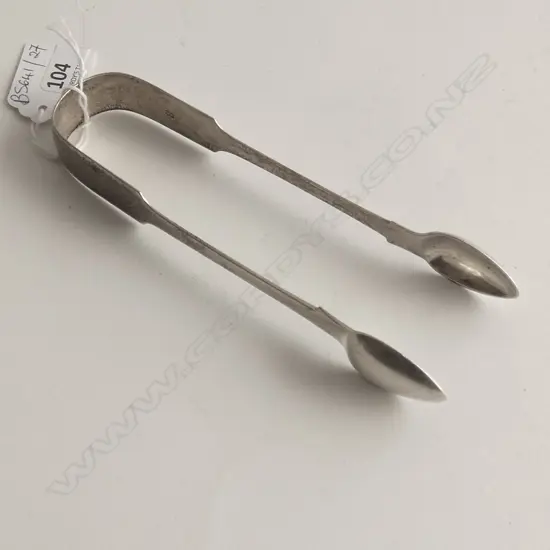 STG SILVER TONGS, LONDON 