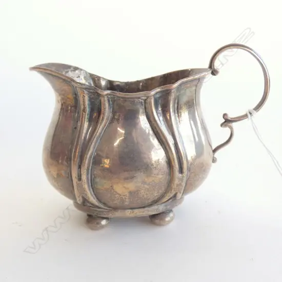 STG SILVER ART NOUVEAU MILK JUG BIRMINGHAM 1904  H. 80MM 98GMS