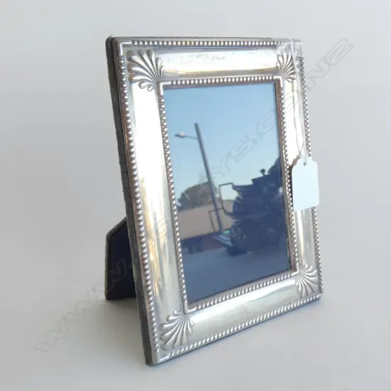 ART NOUVEAU STYLE STG SILVER PHOTO FRAME 180 X 140MM