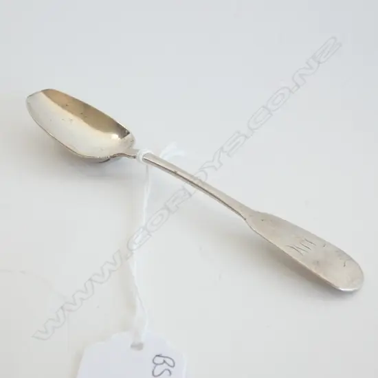 GEORGE IV IRISH SILVER RAT TAIL TEASPOON DUBLIN 1822 A/F
