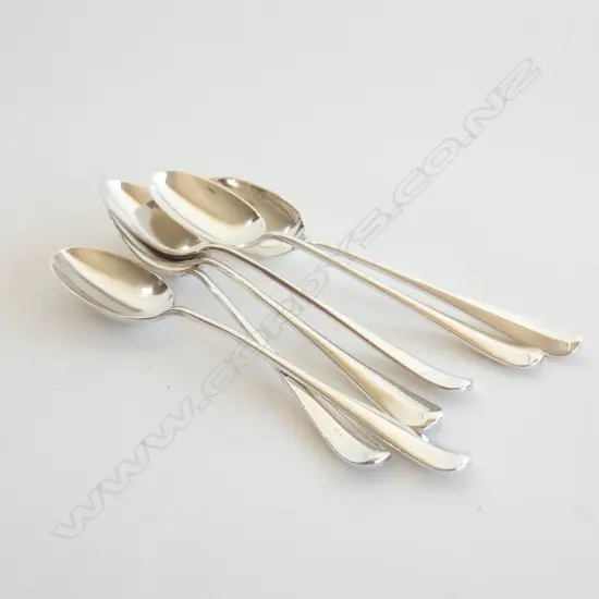 6 STG SILVER TEASPOONS  SHEFFIELD 1904 113GMS