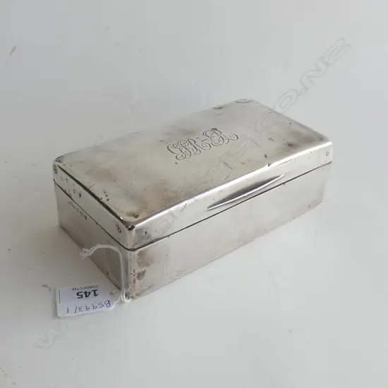 STG SILVER BOX, B'HAM 1923