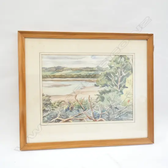 W/C WAIHEKE ISLAND SIGNED D. HODGSON