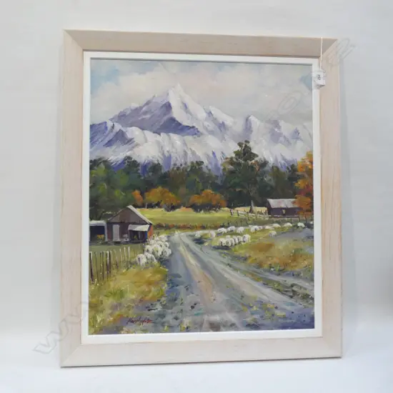 ACRYLIC ON CANVAS 'AORAKI MT COOK' BY MERV APPLETON  600 x 500MM ...