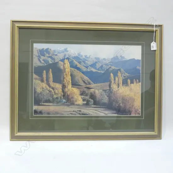 FRAMED LTD ED PRINT 'MACETOWN' BY GRAHAM BRINSLEY  470 X 310MM 