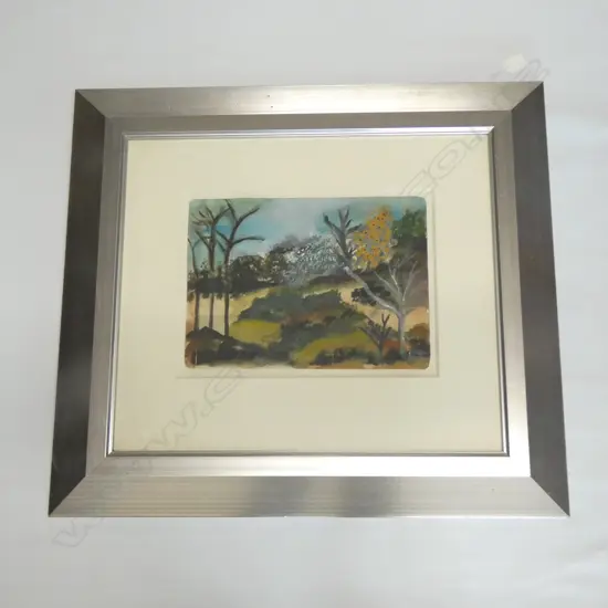 ARTIST UNKNOWN, GOUACHE ON PAPER, UNSIGNED, MODERN BRITISH SCHOOL. 250 x 340mm