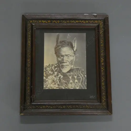 CHARLES SPENCER (1854-1933) VINTAGE PHOTOGRAPH OF REWI WHATUHATIHOE