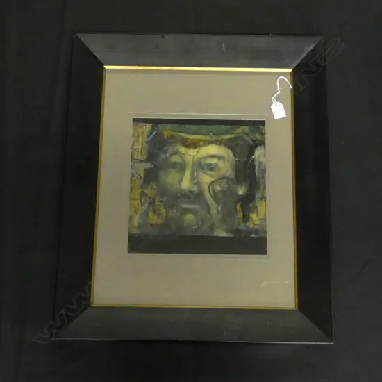 ACRYLIC PAINTING BY PAM BLOK RELIGOUS PORTRAIT 270x270mm