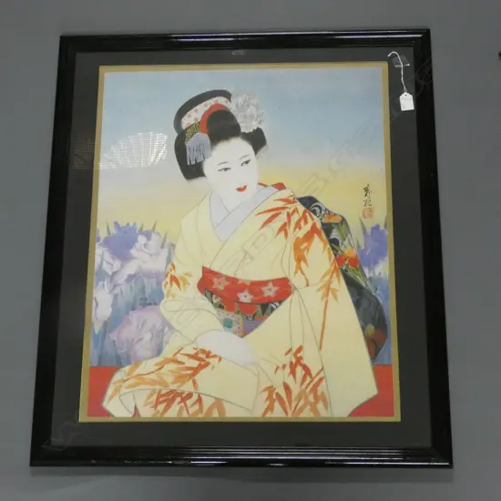 JAPANESE BEAUTY FRAMED PRINT, 700 X560MM