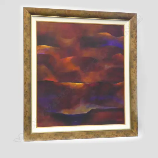 MAURIE ANGELO 'MANY HORIZONS BURKE'S PASS' OIL 840 x 720mm.