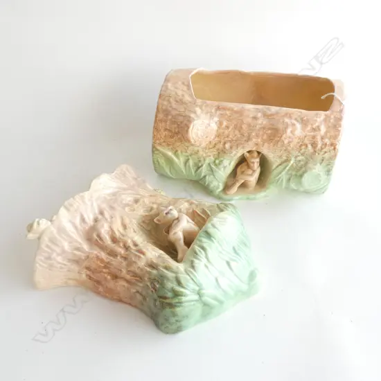 SYLVAC GNOME TROUGH VASE & WALL VASE H.215mm