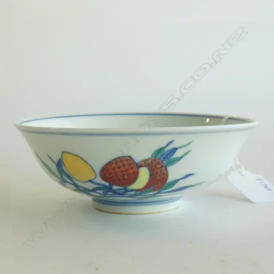 DOUCAI BOWL, YONGZHENG MARK, BUT LATER.