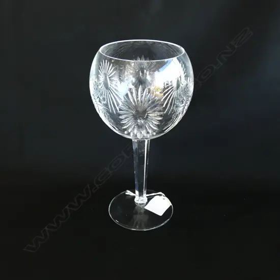 LG WATERFORD CRYSTAL HOCK GLASS H. 200MM