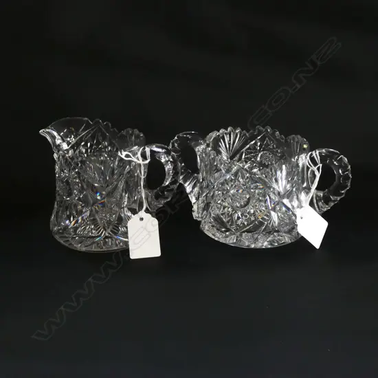 QUALITY HANDCUT CRYSTAL SUGAR & CREAM